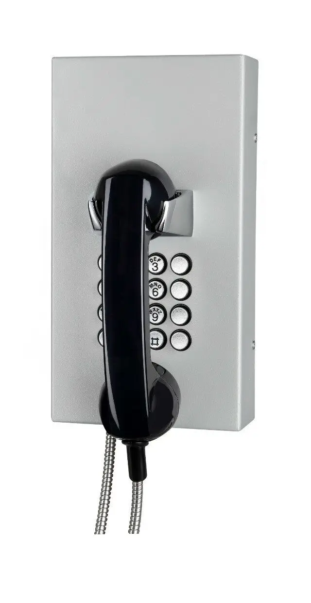 Vandal-Proof VoIP IP55 Dial Speed Emergency Button Dust-Proof SIP Jail Phone Corded Telephone