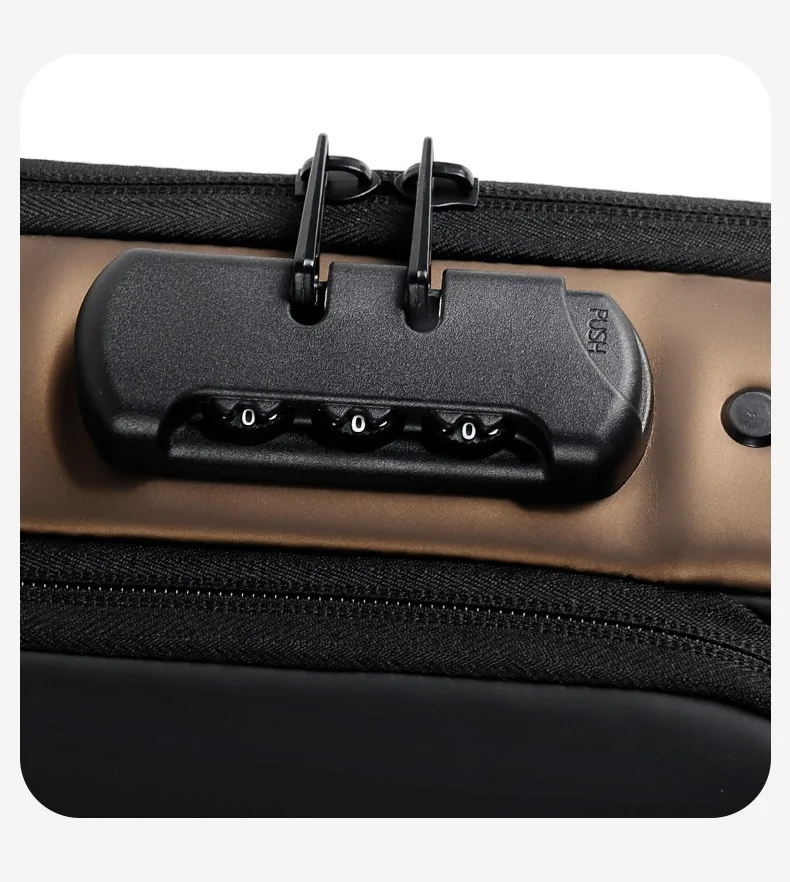 Fashion Hot Selling,Large Capacity Cross-body,Chest,shoulder Bags,backpacks Clutch Wallets With Combination Lock for Men