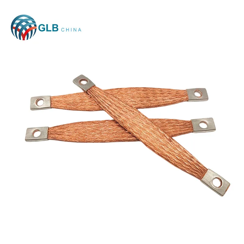 High Quality Pure Copper Flexible Ground Strap Braided Copper Thermal Busbar for Electrical Hardware Supplier