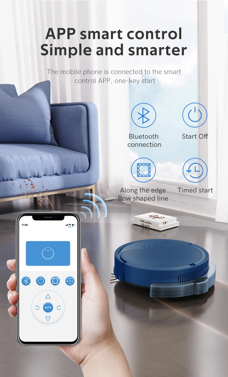 Multi Function Home Appliance Vacuum Cleaner Robot Smart House Cleaning