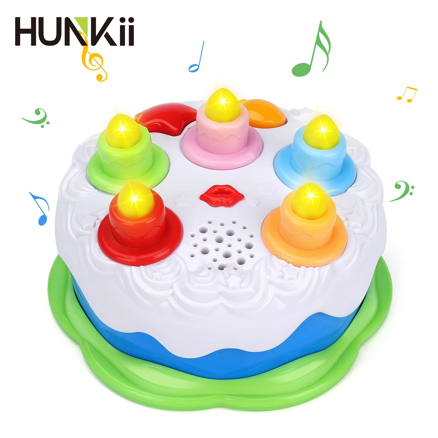 Brinquedo de bolo de aniversário elétrico,Cantando Brinquedos Girando  Cartoon - Brinquedo de bolo de aniversário de desenho animado requintado  para crianças, brinquedos de canto para meninos e Xinxi