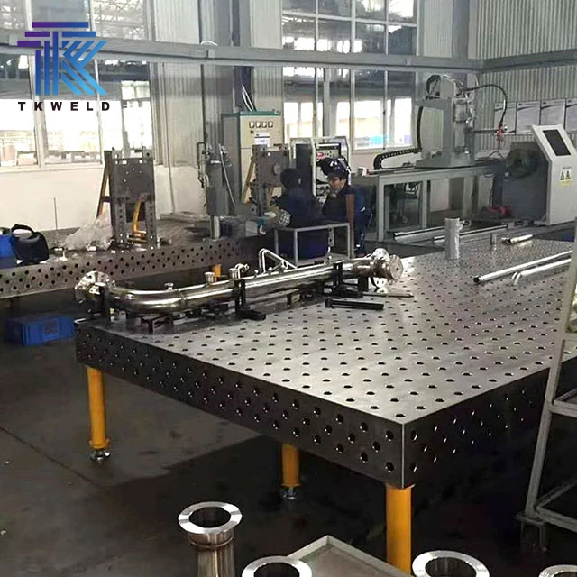 TKweld Factory Best Selling High Quality Durable 3D/2D 3000*1500 Welding Table Cast Iron Steel Nitriding Best Soldering New