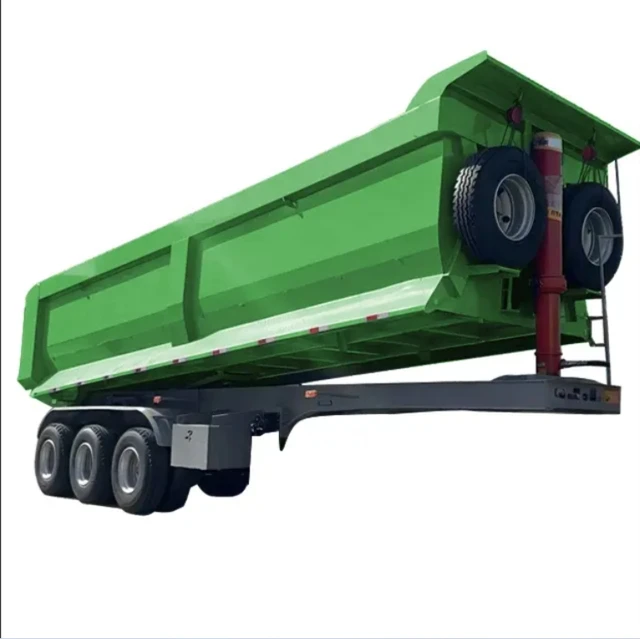 High Quality Howo 10m  3 Axles U-Shape Heavy Duty Dump Trailers Tipper Truck Semi Trailer