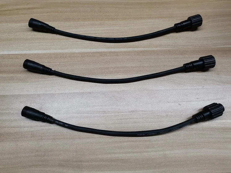 PVC rubber cable 1m 2m 5m 10m customized length round flat rubber extension cable