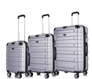 Customized Trolley Bag 3 Piece Trolley Luggage Garment Bags Matching  Suite case Set