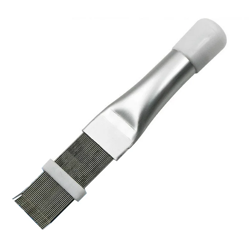 Кондиционер плавник Чистящая расческа из нержавеющей стали Расческа для кондиционера лезвие конденсатор радиатор инструмент очистки