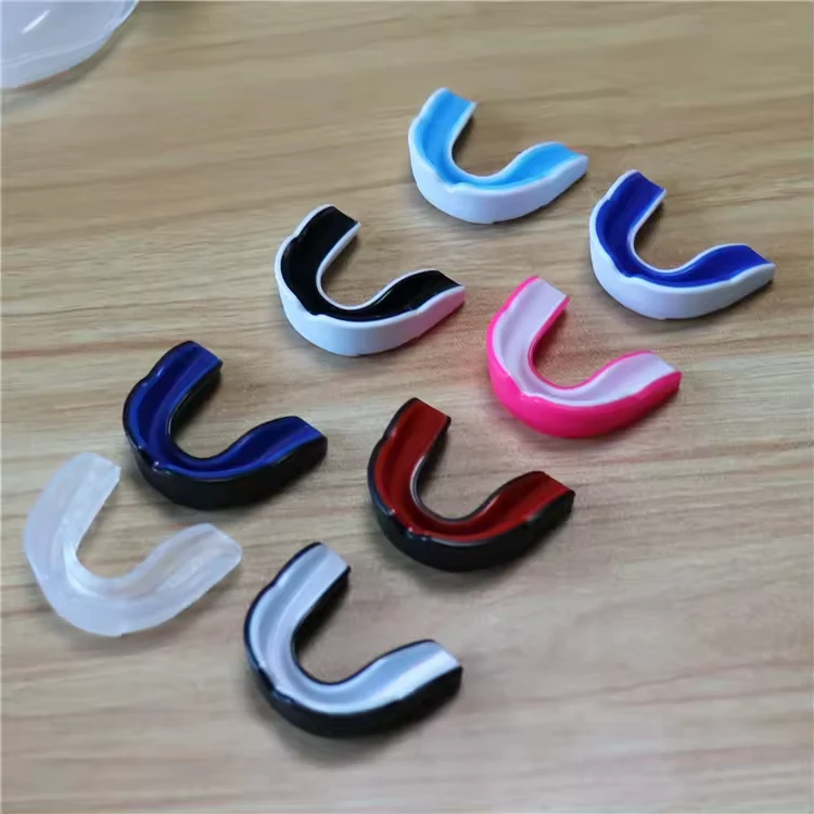 Custom Logo Mouth Guard for Teeth Mouth Guard With Plastic Case Box