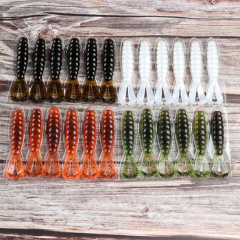 JOHNCOO New Arrival Fishing Lure Double Paddle Tail TPR Material Fishing Lure Shad Lure Swim Soft Bait Artificial Baits – Soft Lure – view 4