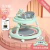 Green mute wheel with music toy plate foot pad