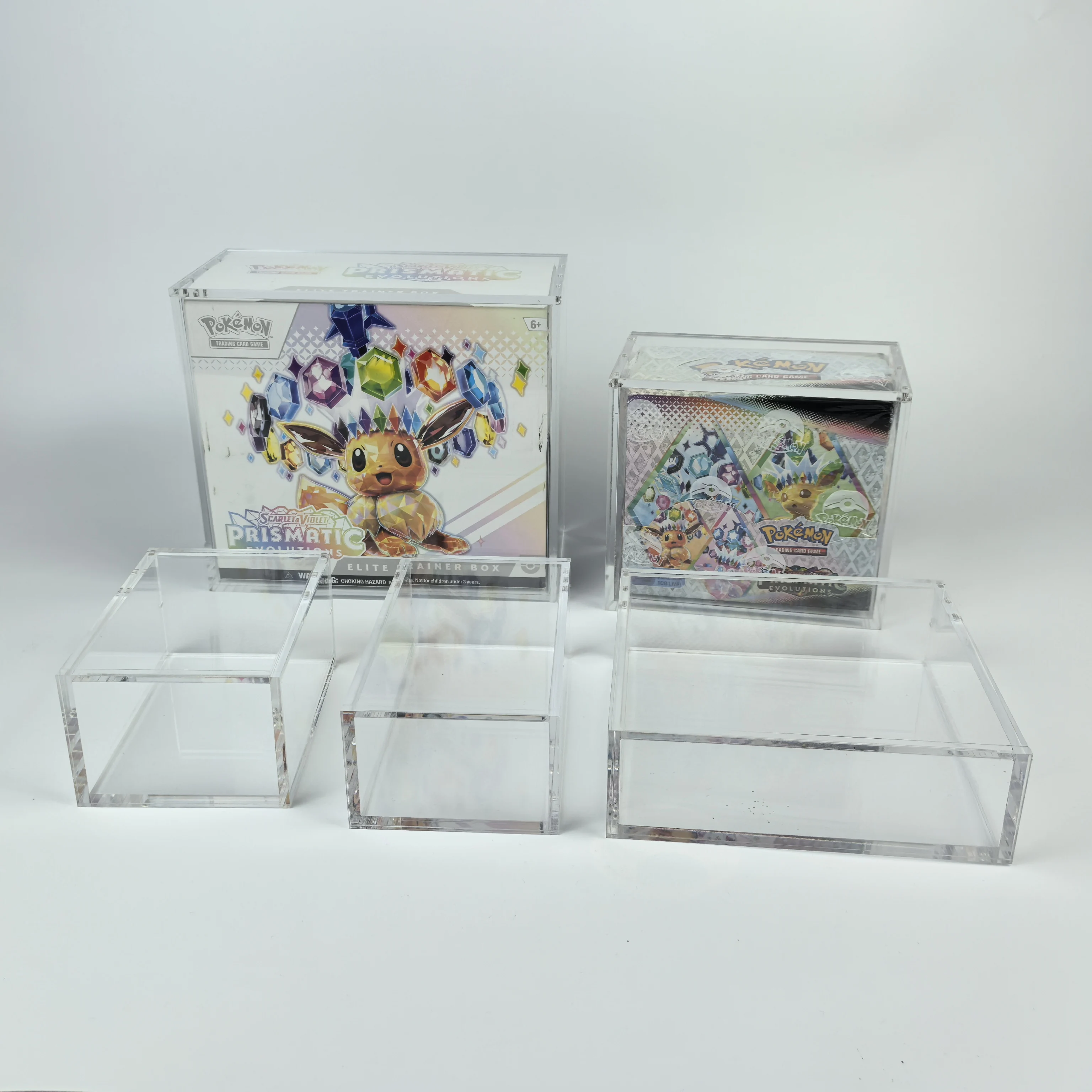 Modern Eco-friendly Japanese Booster Box Acrylic Case for 1 Standard JP BB or 2 Deluxe Cases for & Portable Modern Eco-friendly Japanese Booster Box Acrylic Case for 1 Standard JP BB or 2 Deluxe Cases for & Portable