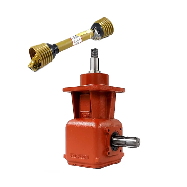 Farm Agricultural Gear Box Tractor TMR Cattle Feed Mixer Rotary Lawn Mower Digger Agriculture Tiller 540 Pto Shaft Bevel Gearbox