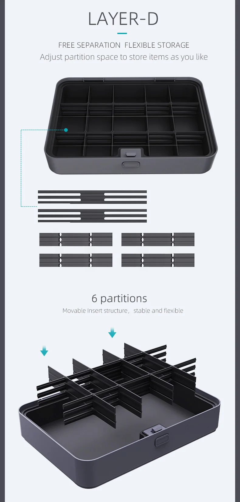 JIMIBOX X4-ABCD Tool Set - Electric Drill & Organizer Box for