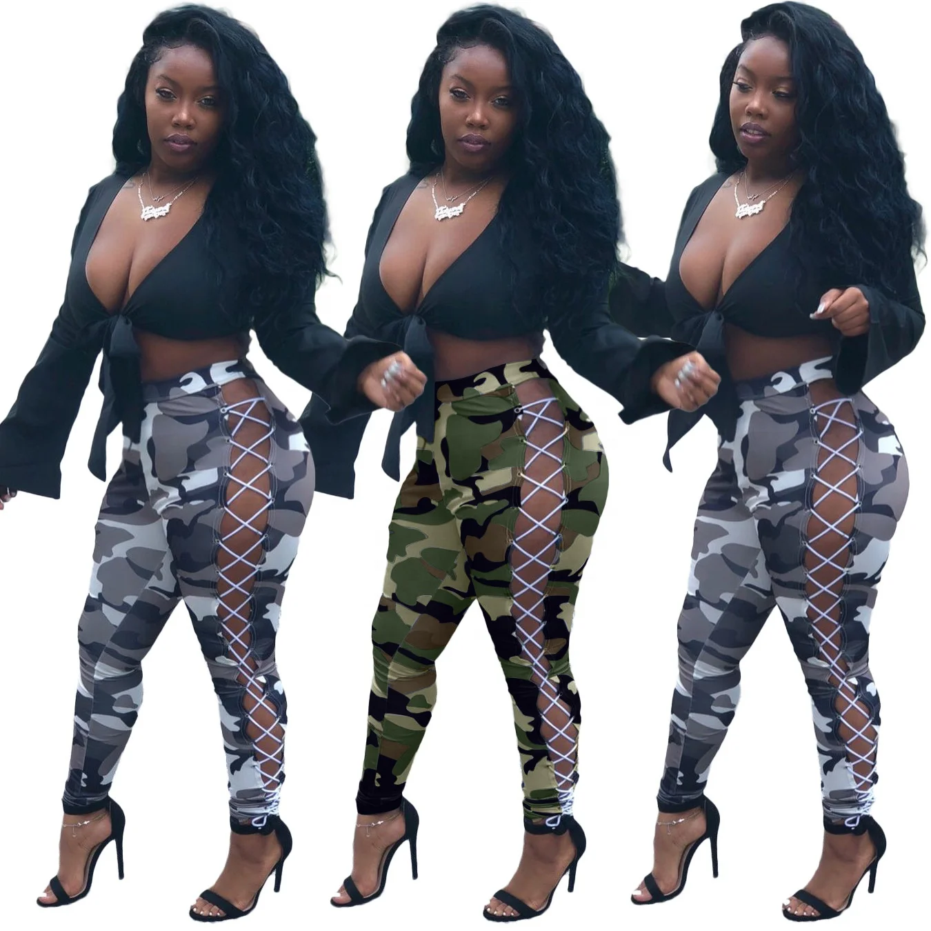 Sexy Joggers Pants Bodycon Tracksuits 
