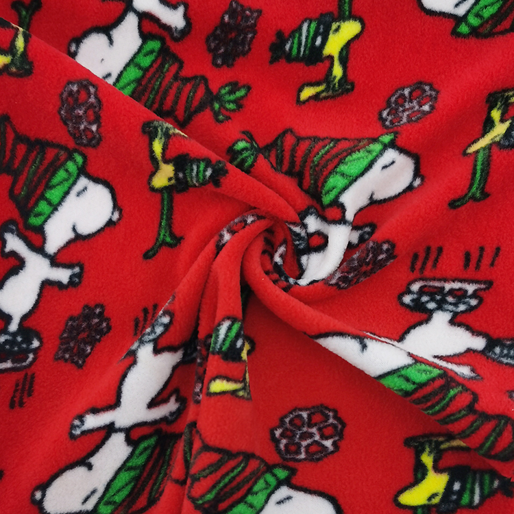 Хорошая цена, 100% полиэстер, мягкая фланелевая флисовая ткань с принтом для детского одеяла