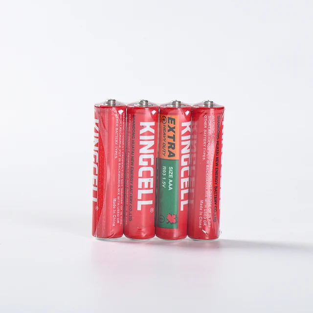 Dry AAA Battery R03 Carbon Zinc Battery Um4 1.5V for Remote Control Toys Consumer Electronics Power Tools