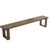 Ash wood bench 120*30*45*5