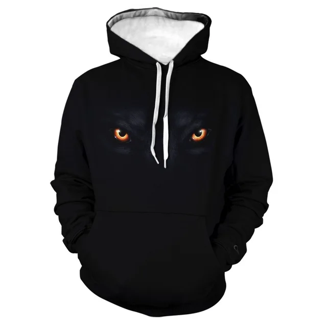Hot selling Pullover Airwolf 3D digital print hooded loose casual sweater