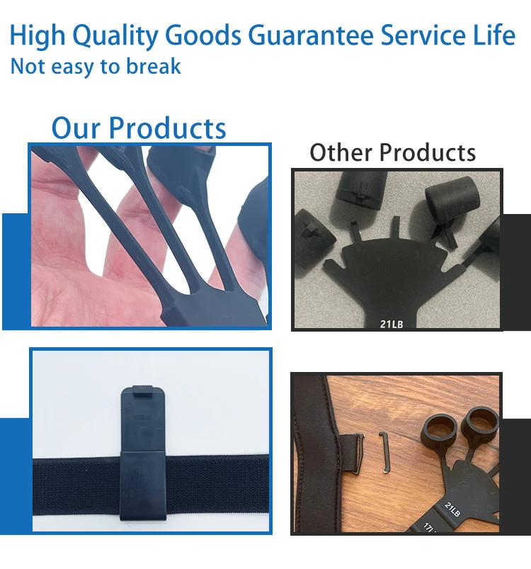 New Design Wholesale 6.6lb 8.8lb 11lb 13lb 17lb 21lb Silicone Adjustable Gripster For Fingers