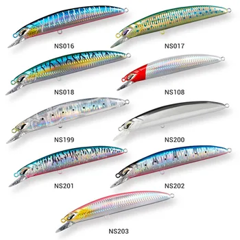 For Nobby Large Mino Luya Bait Deep Sea Towing Fishing Bait Sea Fishing Slow Sinking Plastic Hard Bait Hooks Saltwater Fish – Hard Lure – view 2