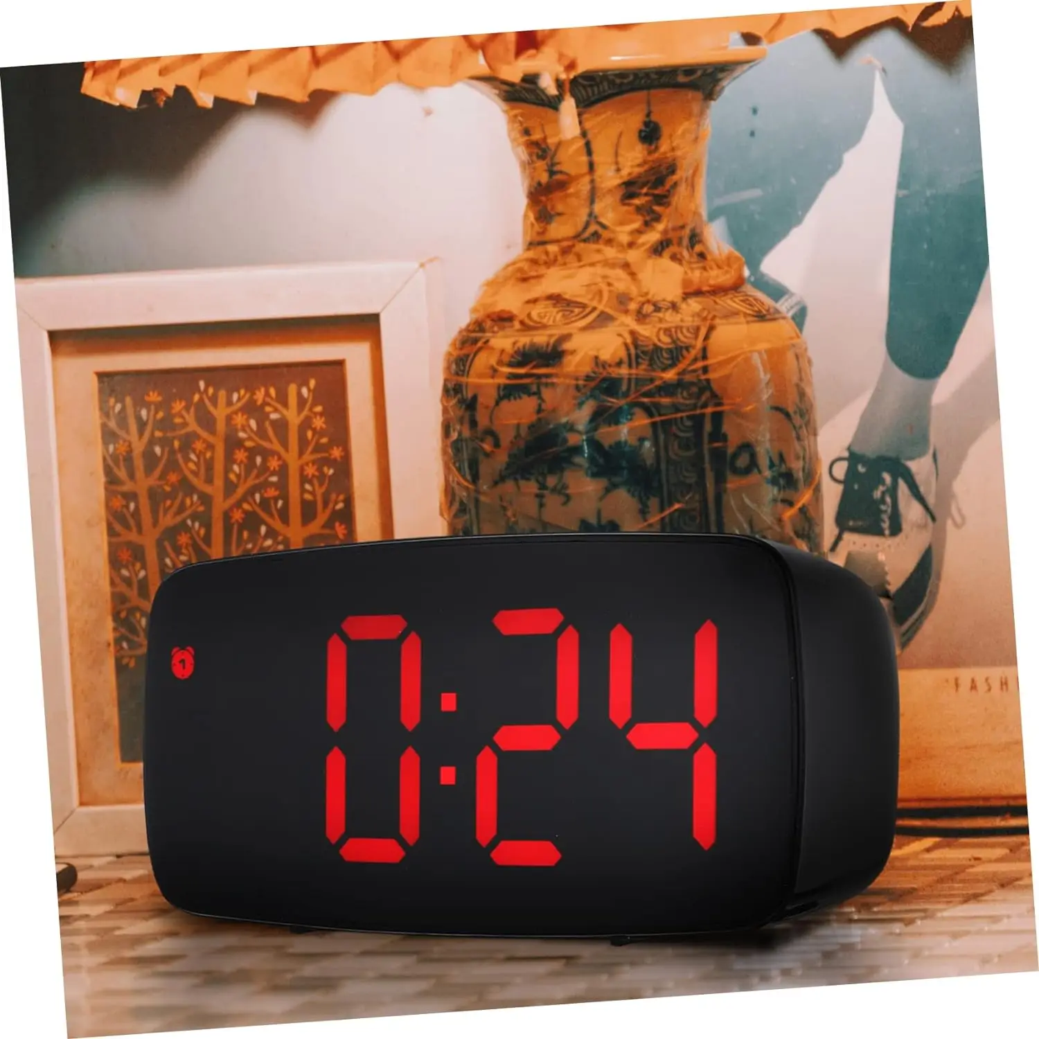 Wholesale Led Digital Electronic Snooze Wake up Mirror Smart Digital Desktop Home Table Clock