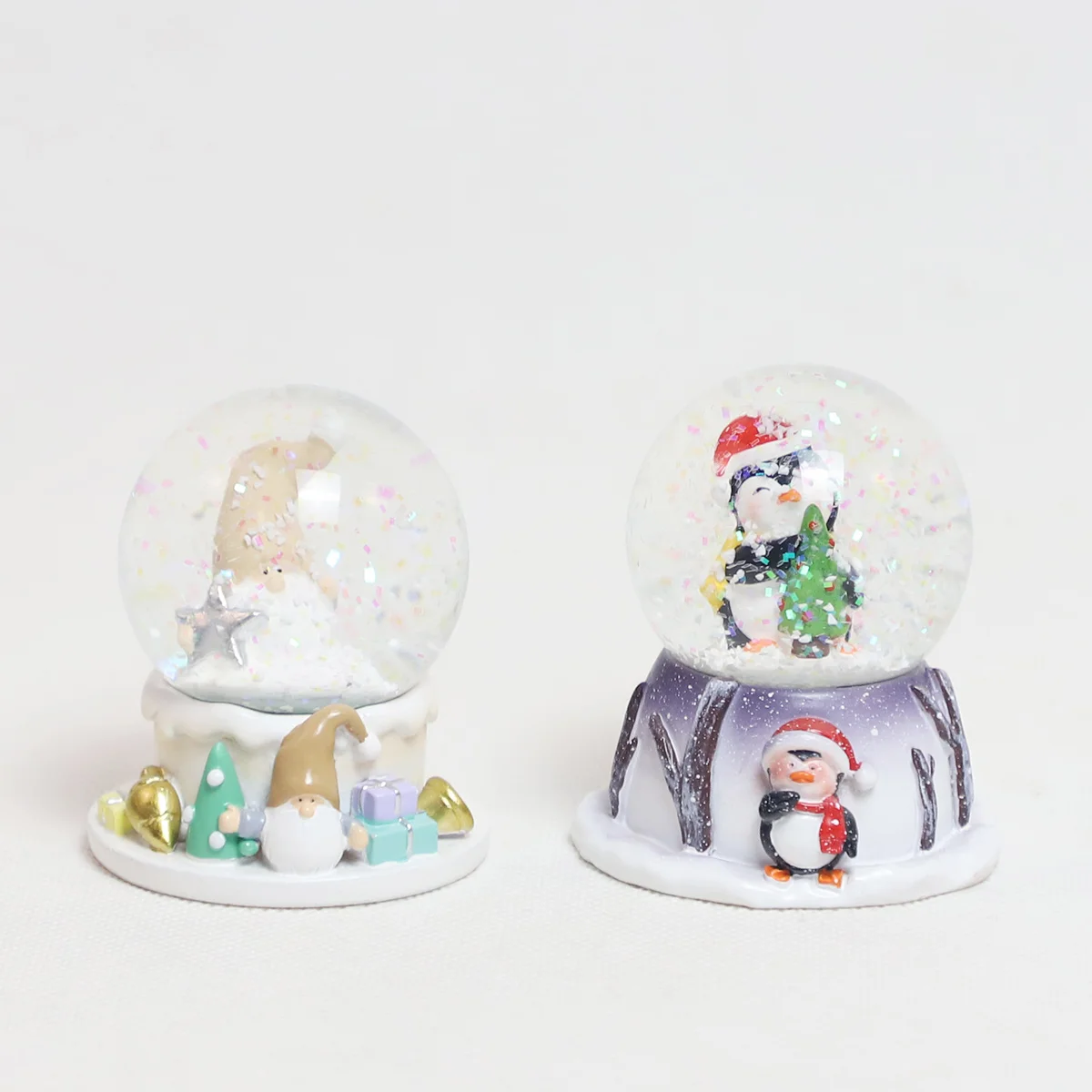 100 wholesale clear glass christmas ball ornaments lighted led christmas glass ornaments snow globe decorations