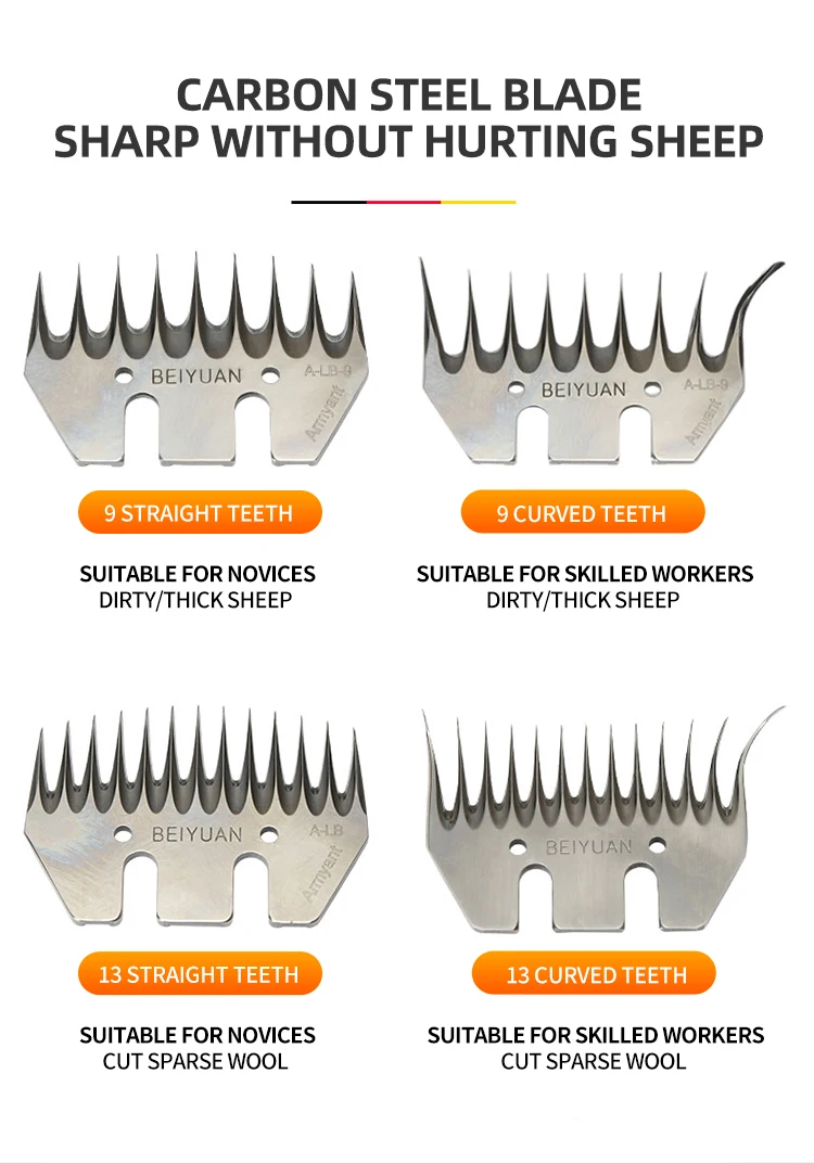 Sheep Wool Shearing Machine Fast Shearing Without Jam Sheep Shears Goat Hair Cutting Machine