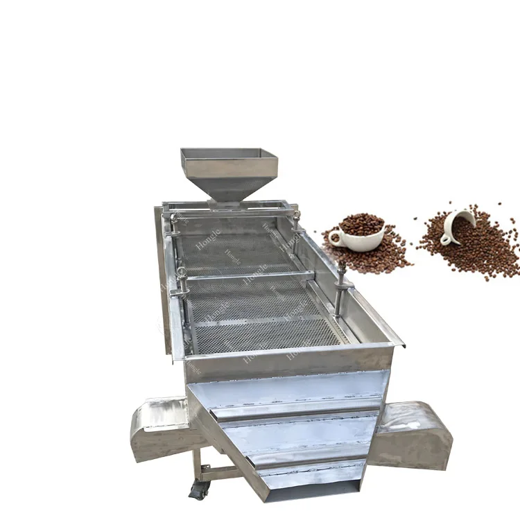 Coffee Bean Screen Size Sorters Machine Vibrating Screen Sorter for Coffee Beans Single