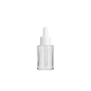 Hot sale 20ml 30ml 40ml 50ml 60ml 80ml 100ml 120ml clear amber frosted essential oil serum dropper glass bottle