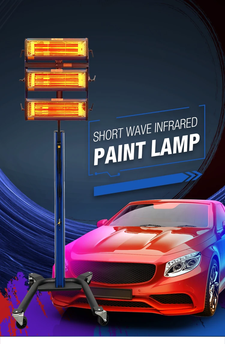 High Quality Car Paint Grill Lamp Factory Sales Infrared Paint Curing