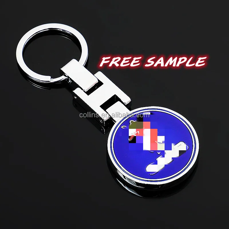 Free Sample Car Logo Keychain Fast Delivery Custom Car Brand Keychains
