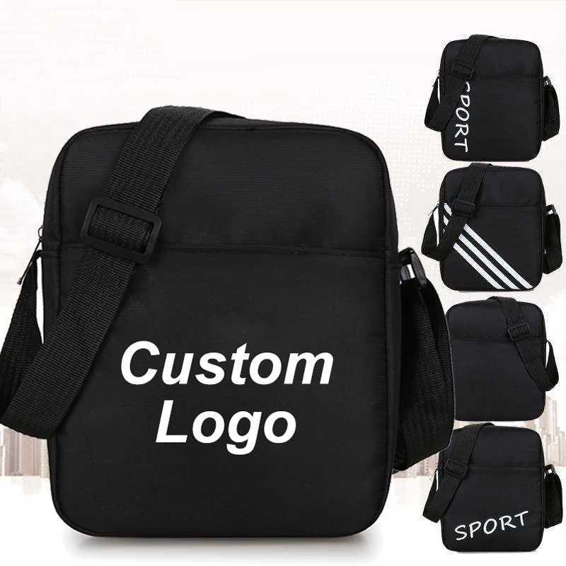 Custom casual logo men's messenger bags cross body unisex outdoor shoulder tool crossbody bag for men designer bags