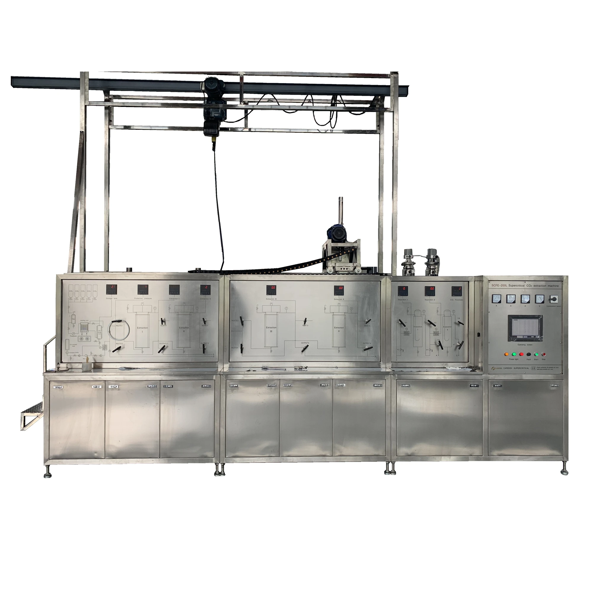 Супер-критическая машина CO2 для экстракции конопляного масла CAREDDI 300L