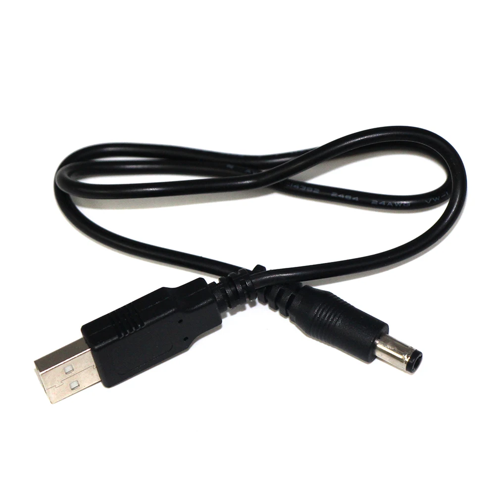 USB to 2.5mm / 0.7mm 5 Volt 5V DC Barrel Jack Plug Charging Power