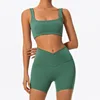 Bra+Shorts - Pine Green