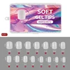 300pcs frosted nail plate H135-7