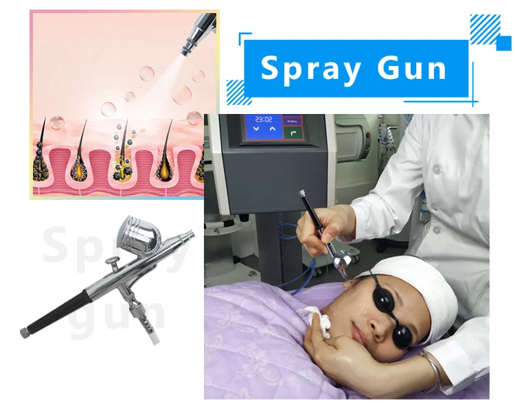 2022 Newest Professional Touch Screen Pure Oxygen Jet Peel Sprayer Facial Massage Beauty Equipment for Salon