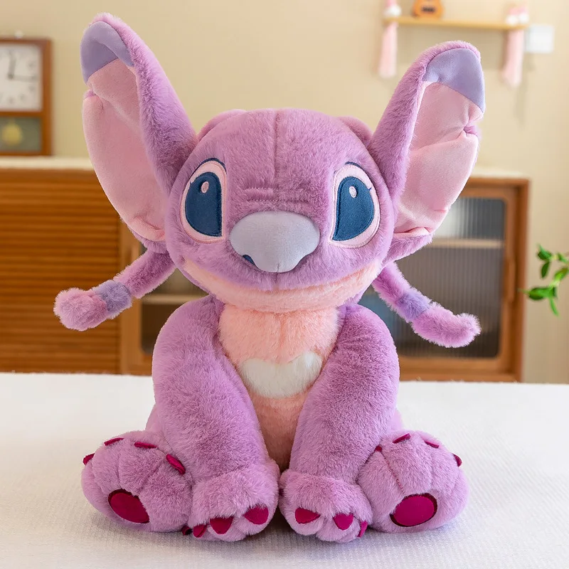 Disney Tamanho Grande Lilo & Stitch Plush Kawaii Boneca Desenho Animado  Animal Dormindopillow Softmaterial Brinquedo Para Crianças Presente Menina  NXKC - Escorrega o Preço