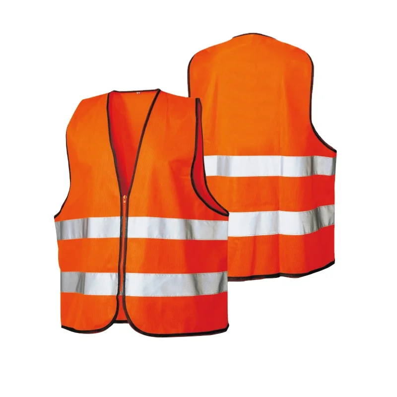 High Quality 100%polyester Tricot Fabric Custom Safety Reflective Vest Class 2