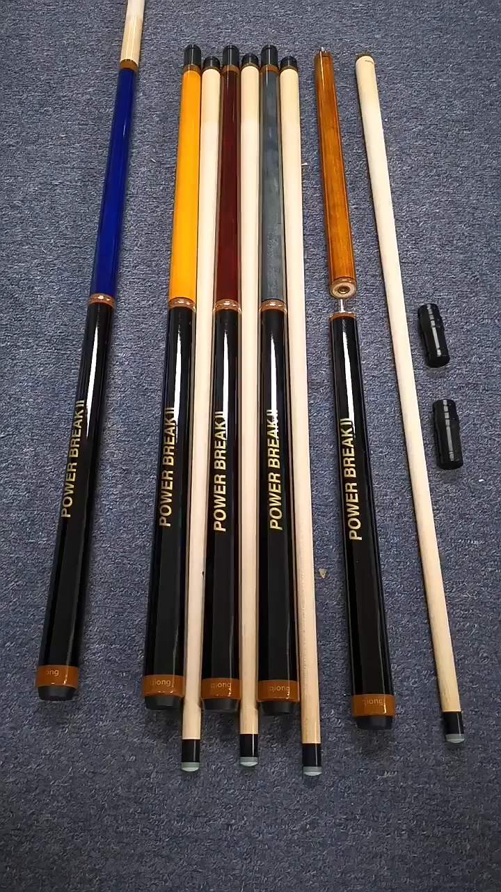 Popular High End Maple Power Break 3pc Billiard Jump Break Cue For Sale ...