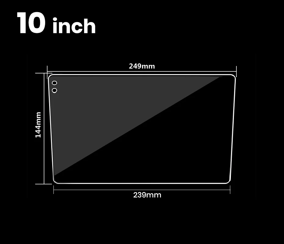 Car Android Dvd Player Universal 9 Inch Screen Protector Temper Glass Car Accessories 2022