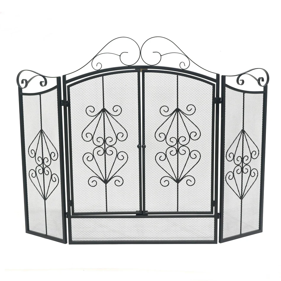 Indoor Wrought Iron Fireplace Accessories Tools Outdoor Heave Duty 3