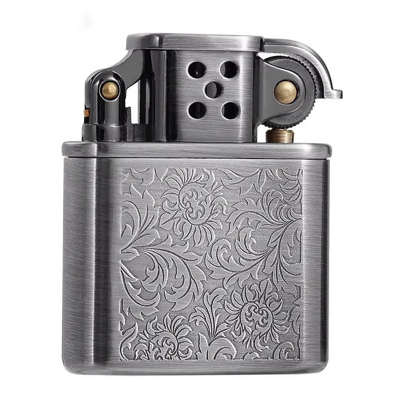 old fashioned cigarette lighters ZORRO Windproof Old-Fashioned Retro Pure Copper Oil Lighter