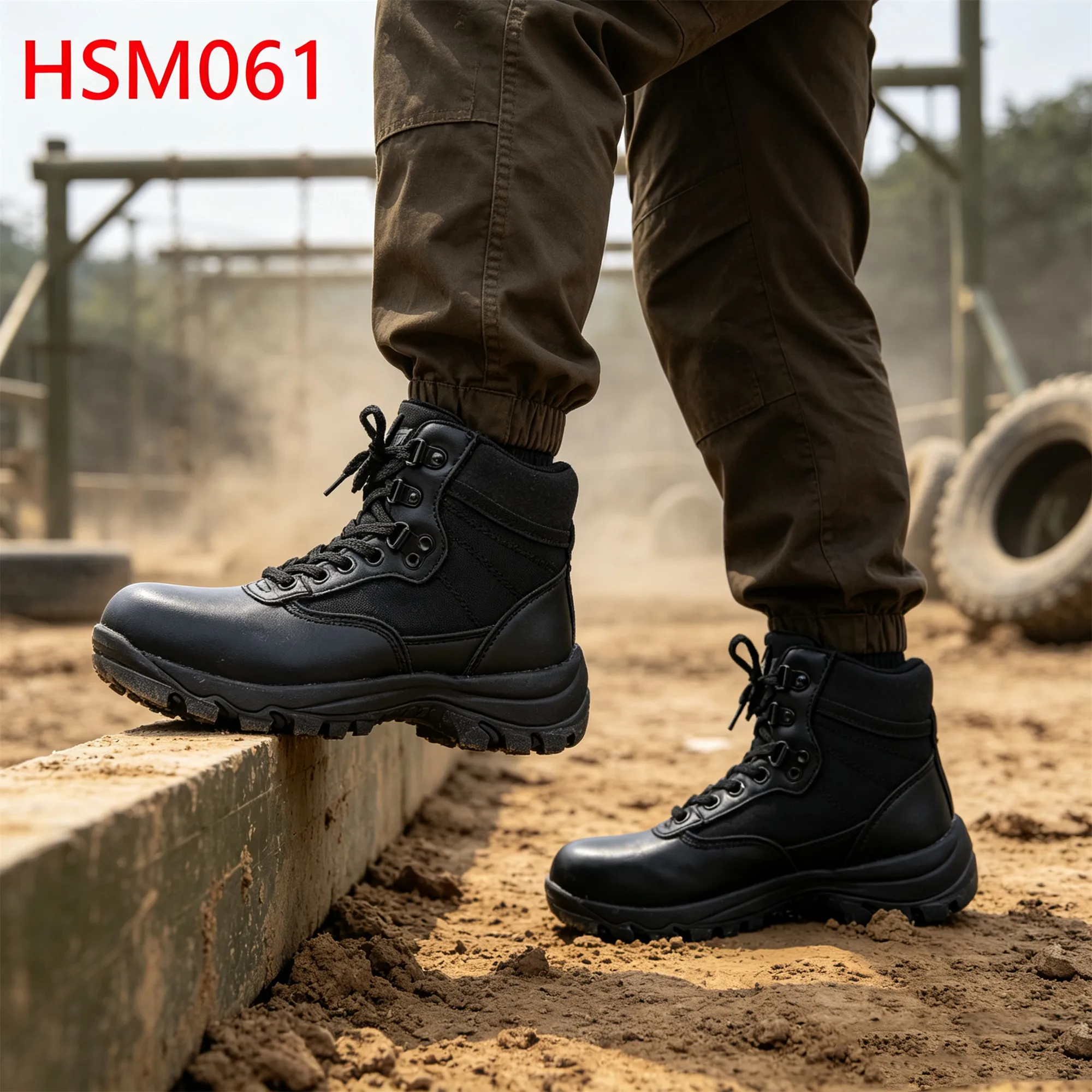XYM,Finland Anti-impact EVA+rubber Sole Hua Singh Combat Boots Security Training Best Full Grain Leather 4