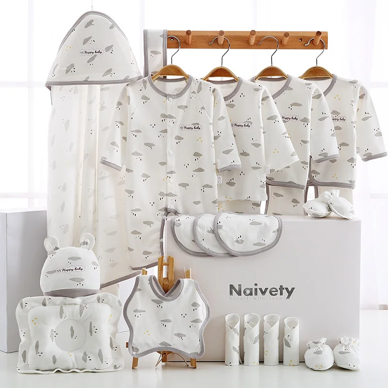 Wholesale 18pcs 21pcs 23pcs 01year Baby Sleepwear Gift Package Newborn