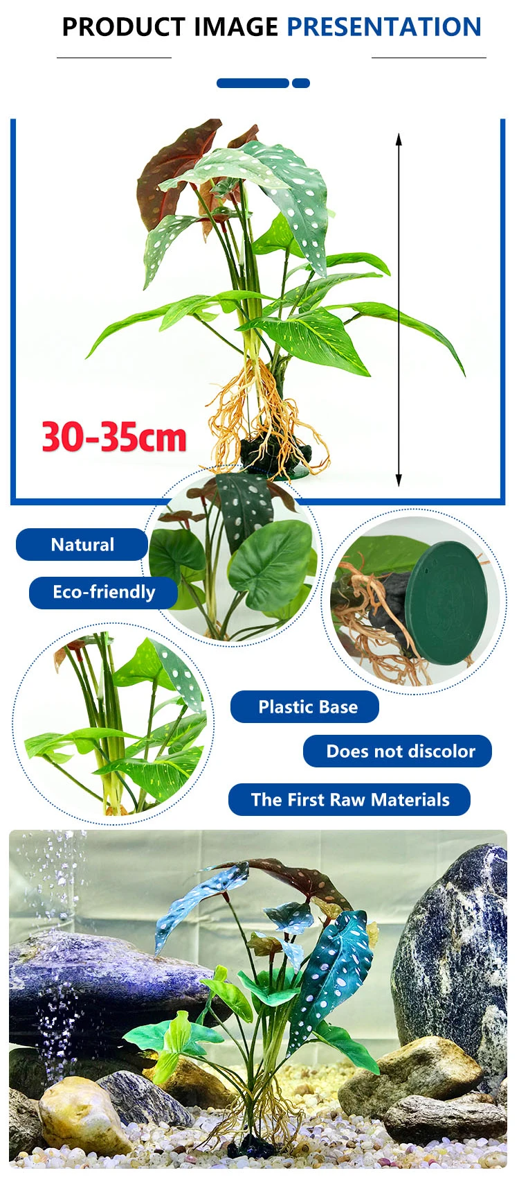 New Arrival Aquariums Plastic Aquarium Plants For Aquarium Decoration