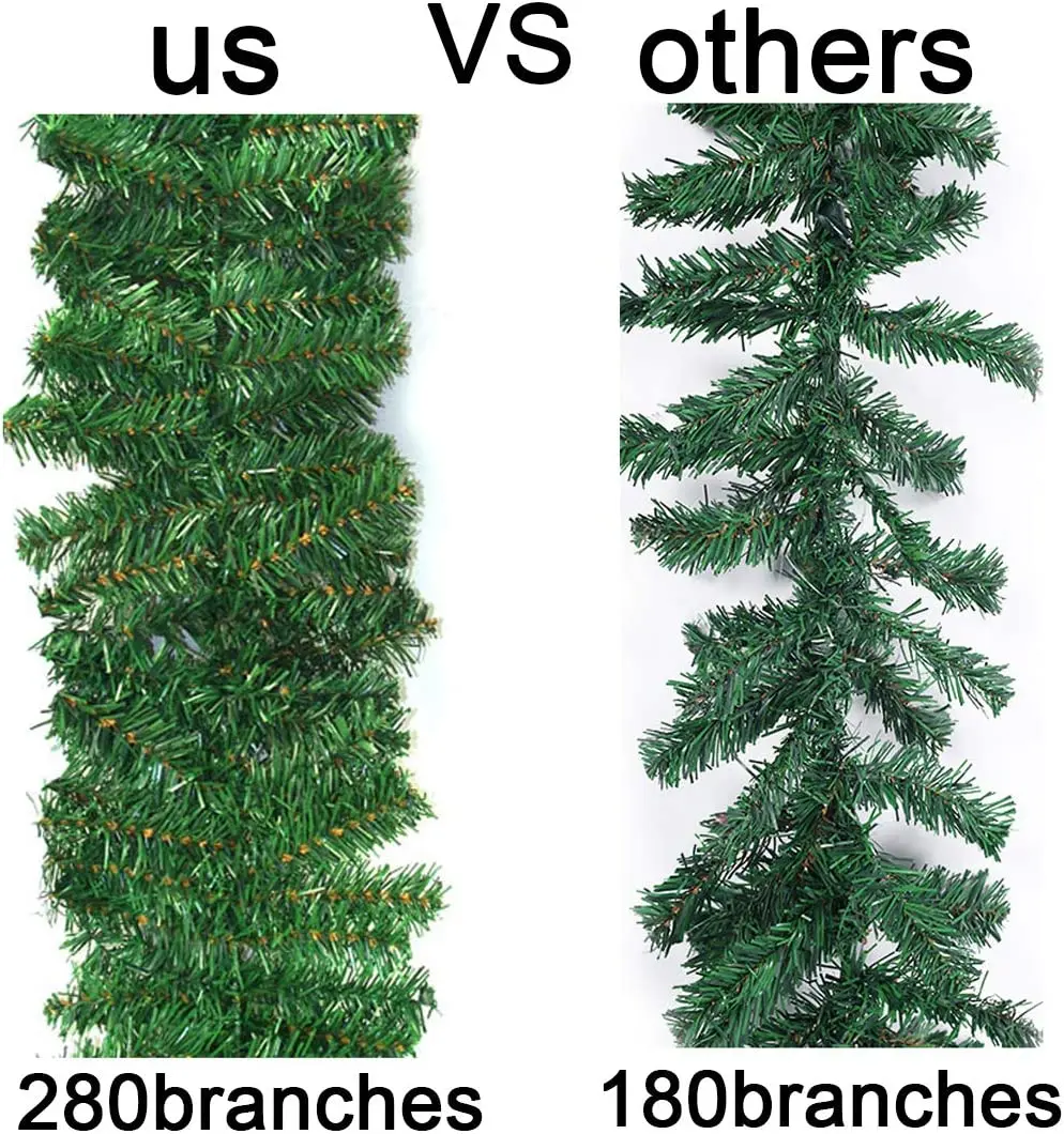 Wholesale Outdoor Holiday Decorations Greenery Tree Branch Christmas