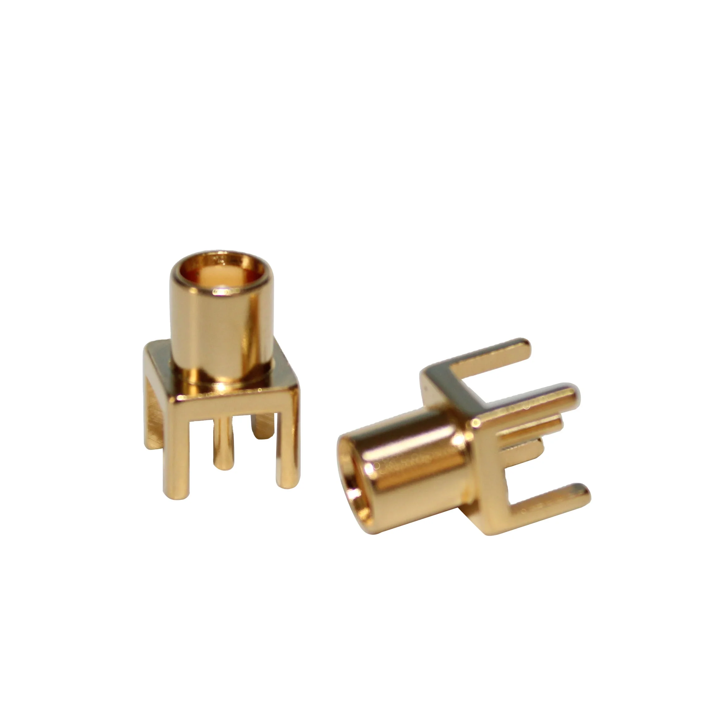 Copper MCX-KE RF Coaxial Connector Female Head and Socket MCX Straight Plug PCB Connector
