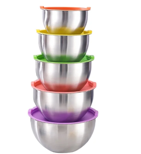 stainless steel mixing bowls polished mirror kitchen bowls set