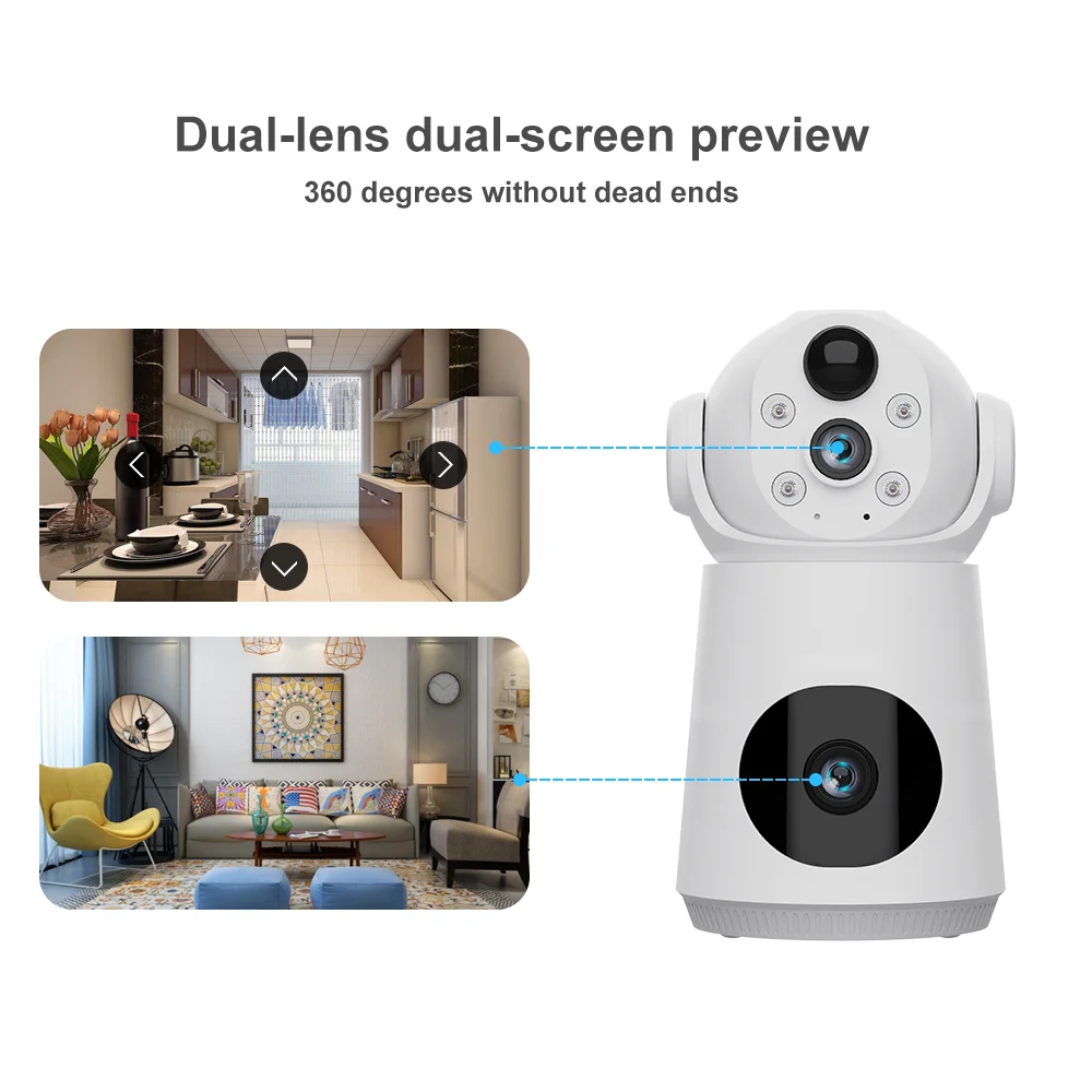 V380 6MP Two Way Audio Ir Mini Cctv Security Camera Baby Wireless Audio Smart Battery CCTV Camera