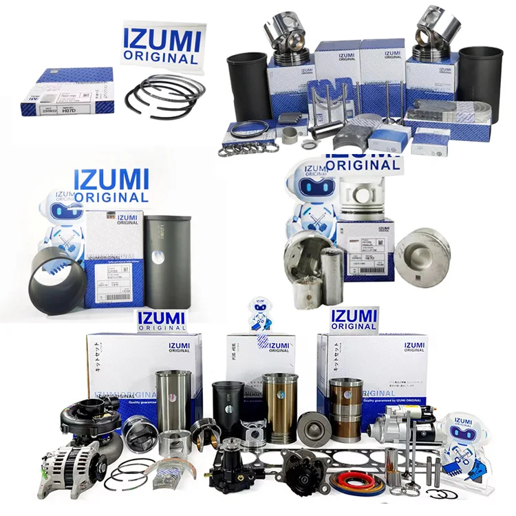 IZUMI ORIGINAL H07C H07CT H07C-T Overhaul Rebuild Kit Diesel Engine Parts For HINO